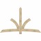 Ekena Millwork Davenport Rough Sawn Timber Gable Bracket, Douglas Fir, 96"W x 60"H x 2"D x 6"F, 15/12 Pitch GBW096X60X0206DAV00RDF - alternate 1
